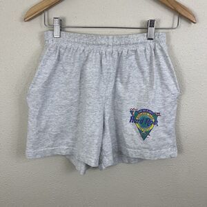 Hard Rock Hotel Las Vegas Vintage 90s Athletic Club Sweat Shorts M Medium Gray